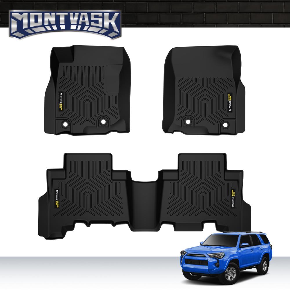 CROSSDESIGN TPE Floor Mats Liners All Weather Waterproof Durable Floor Mats Fit For 2014-2023 Toyota 4Runner Lexus GX460 Car Accessories Floor mats