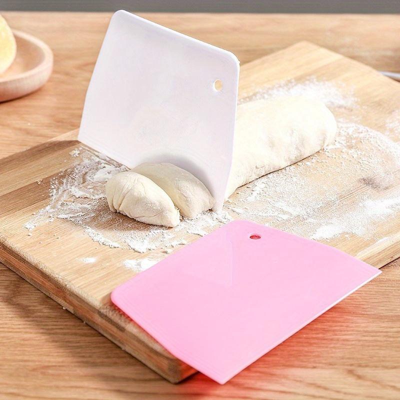 5pcs set trapezoidal cutting knife kitchen baking scraper thickened hard cake cream scraper slicing household dough