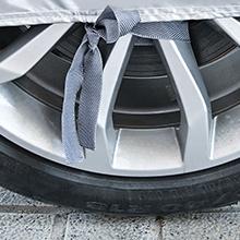 Nilight Waterproof SUV Car Cover All Weather Snowproof UV Protection Windproof Outdoor Full car Cover,Oxford Material Door Shape Zipper Design Universal Fit for SUV Length 191 to 201inch silver  side Lightweight Industrial Safety  dealsforyoudays