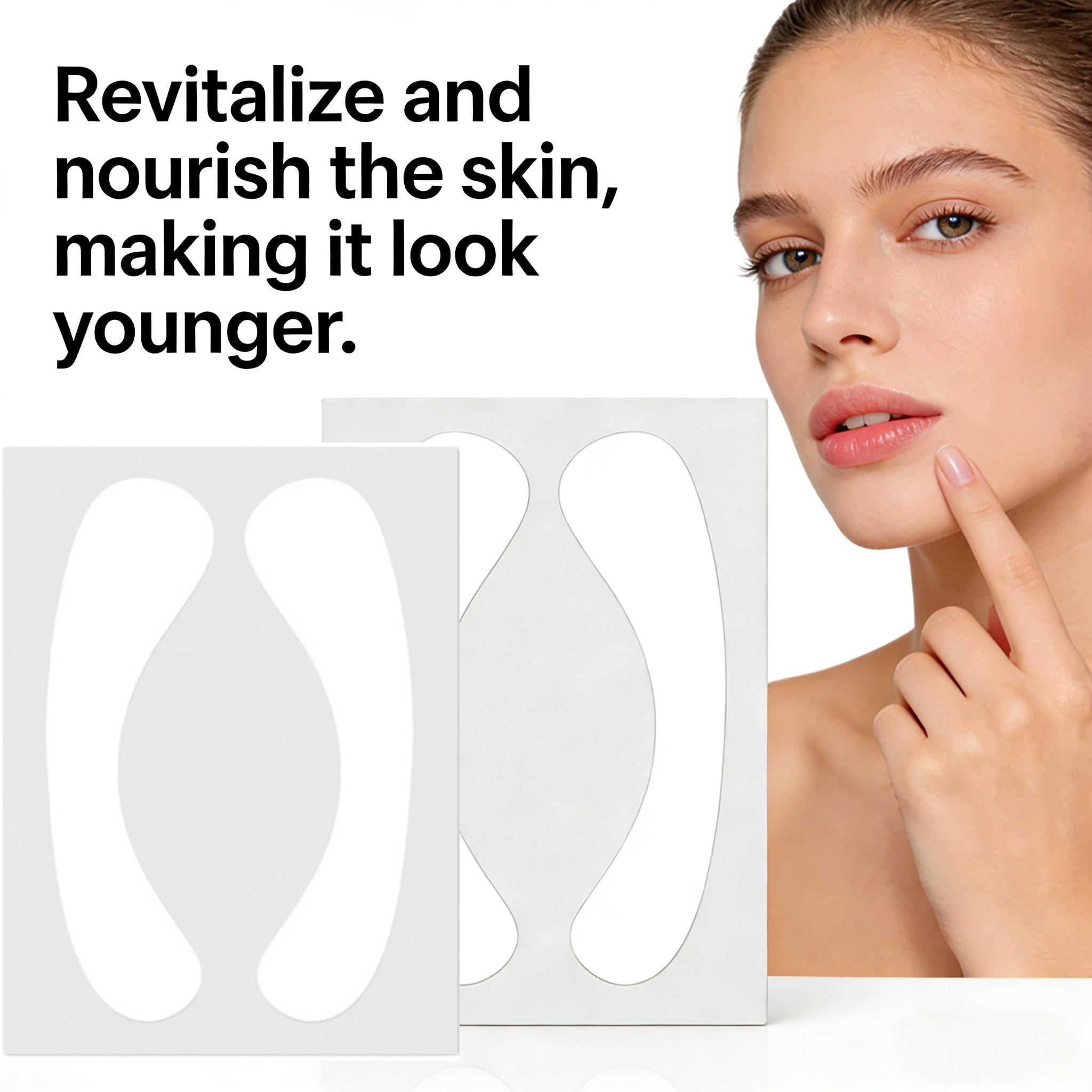 Facial Lip Patch for Fine Lines & Smile Lines, Smooth Pale, Night Use, Specially Designed for Lips Care