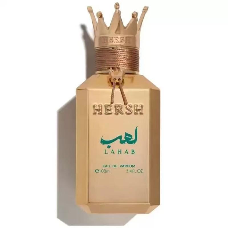 Hersh Lahab Arabic Crown Perfume, Aromatic Woody Scent, Unisex Fragrance, Perfect Gift, High-Quality Essential Oil, Ideal for All Seasons