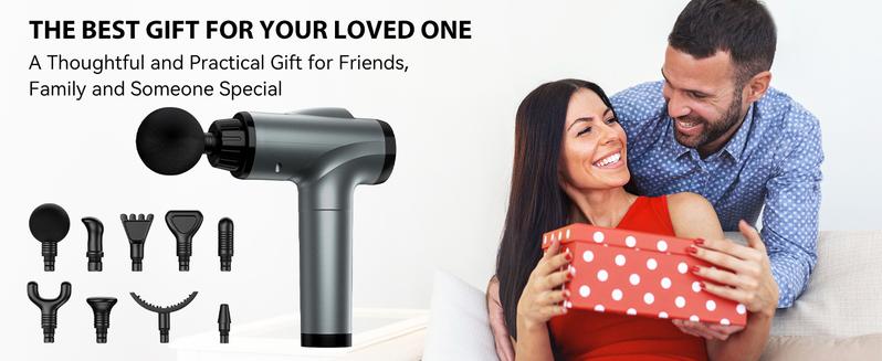 30 Speed Deep Tissue Massage Gun (M68-7) - 9 Heads for Knee Foot Neck Back, Massage Device for Pain Relief & Recovery, Perfect Gift