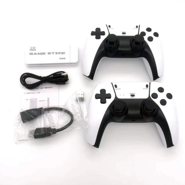 M15 Retro Game Console Stick, 20,000+ Built-in Games, 4K HDMI Output, Wireless Controllers for TV & PC, Handheld Gaming Player, Plug-and-Play Mini Gaming Device with 23+ Emulators classic