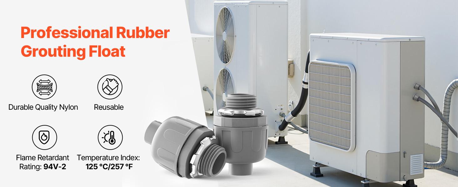 VEVOR 1/2 in 100 pcs Liquid Tight Connector Non-Metallic Conduit Fitting Connector VEVOR 1/2 in 100 pcs Liquid Tight Connector Non-Metallic Conduit Fitting Connector