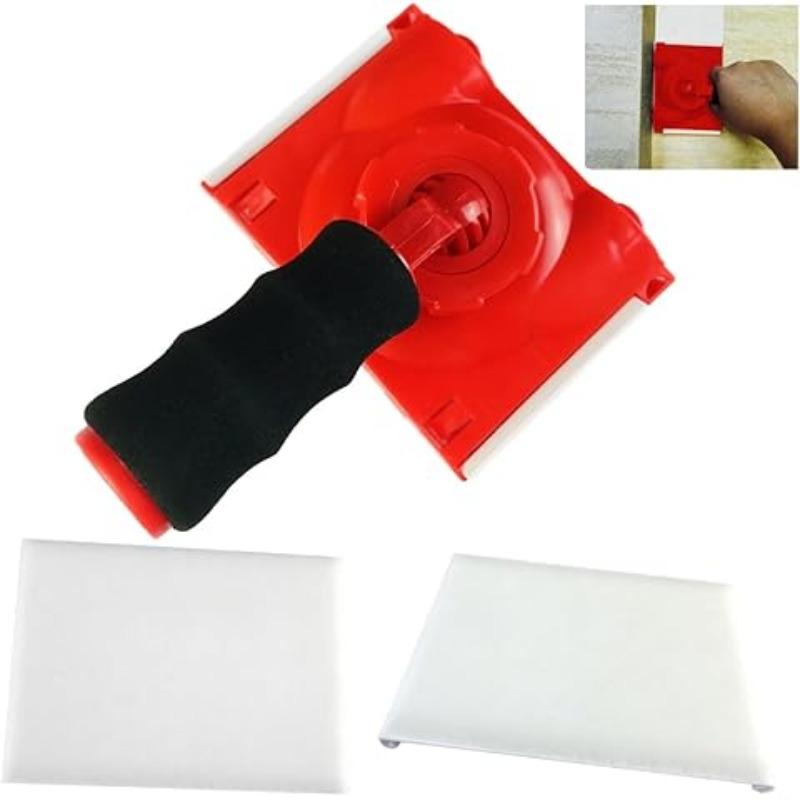 Adjustable Paint Edge Tool, 1 Set 6-segment Threaded Extension Paint Edge Tool with 2 Replacement Pads, Paint Supplies & Tools for Home