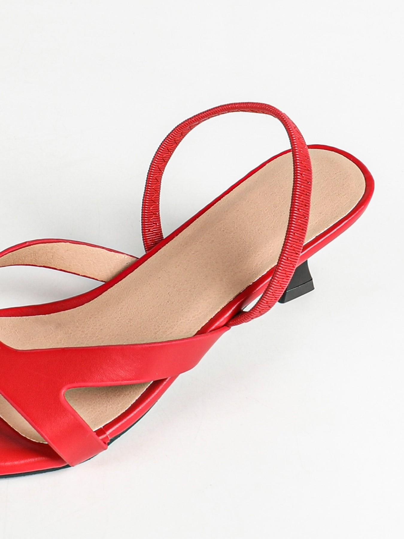 Minimalist V-Shape Pointed Toe Sandals, Unlock Urban Women's Sharp Elegance, Stylish Summer Footwear for City Life