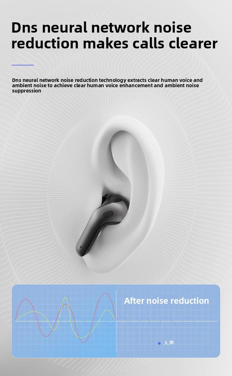 Digital in-ear noise reduction wireless headset Bluetooth link Deep Bass Stereo Earbuds stable fit ip7 waterproof