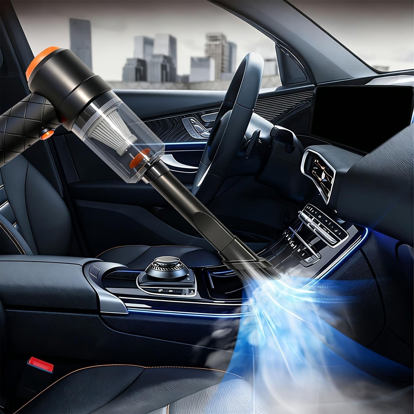 Mini Portable Car Vacuum Cleaner, High-Power Cordless Rechargeable Auto Vacuum with Multi-Function Suction and Blowing, Ideal for Home, Office and Pet Care, Car Cleaning Supplies Mini Portable Car Vacuum Cleaner, High-Power Cordless Rechargeable Auto Vacuum with Multi-Function Suction and Blowing, Ideal for Home, Office and Pet Care, Car Cleaning Supplies