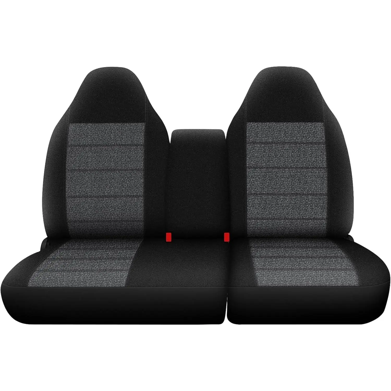 Custom-Fit Front Seat Cover for 1997-2000  F-150 Pickup, Front High  60/40 Split Seat Covers with Molded Headrests, Airbag Compatible, Quick Setup Interior Seat Cover