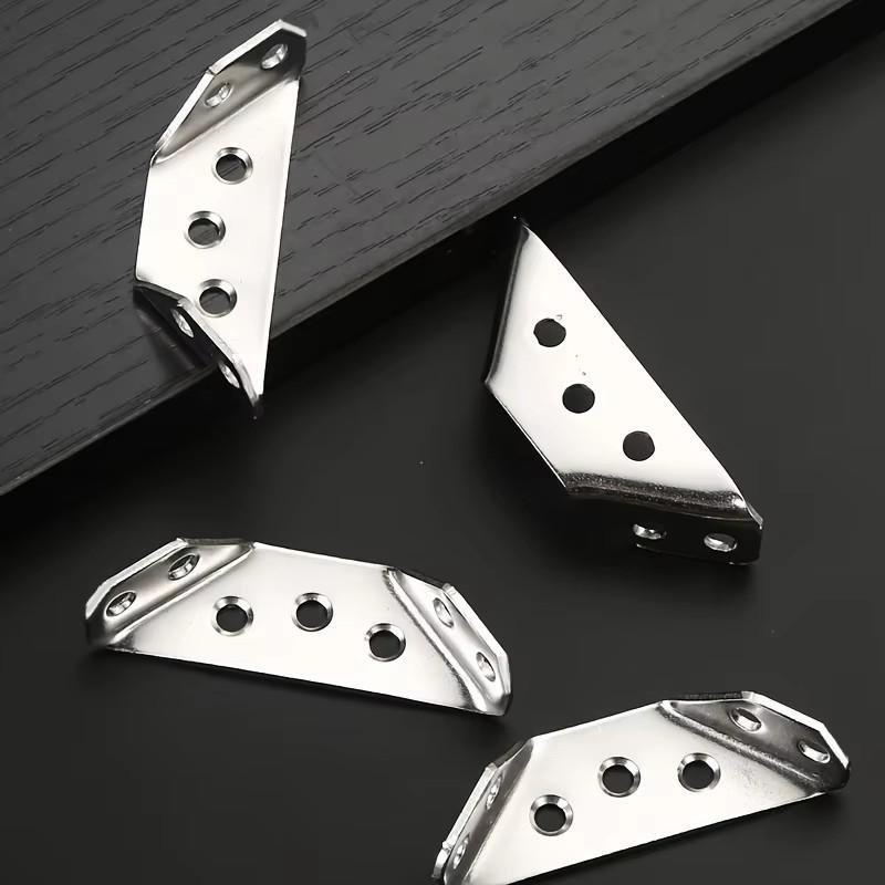 Metal Corner Brackets Set (10/20 Pieces), Durable Metal Corners for Cabinets & Drawers, Easy Installation Furniture Accessories