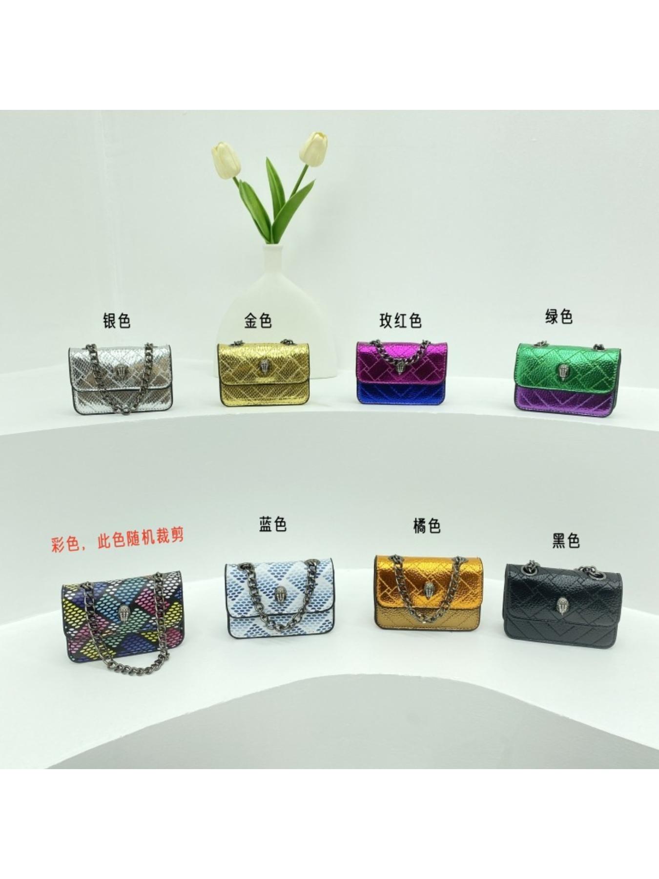 Women's versatile diamond-pattern embroidered chain mini square bag, new high-quality trendy mini crossbody bag