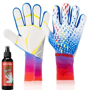 GKHMNEW Soccer Goalkeeper Gloves for Youth & Adults, High-Performance Breathable Equipment with 4+3mm Padding for Strong Grip & Control, Goalkeeper Equipment