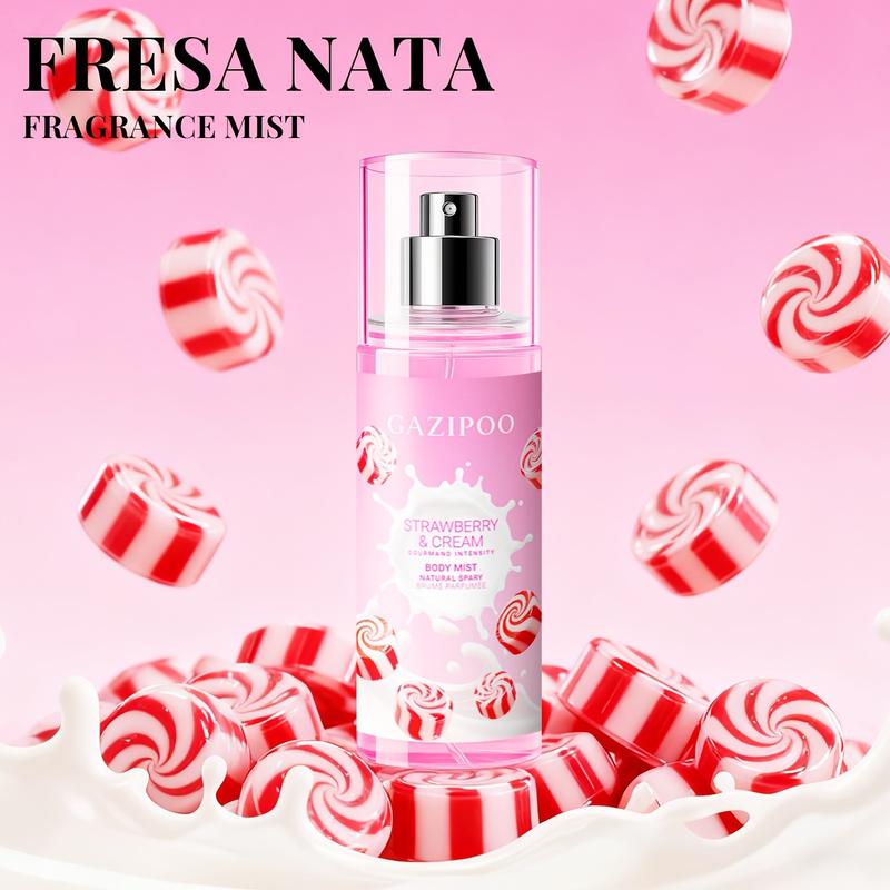 Strawberry&cream Fragrance Spray - 100ML/3.38 Fl.oz Women'S Body & Hair Perfume, Fruity & Delicious, Suitable for Various Occasions, Perfect Birthday Gift
