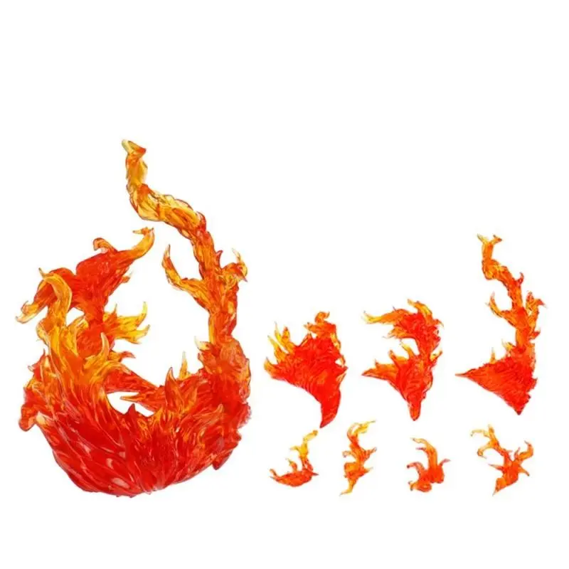 2026 Hot selling toys Anime Action Figure Whirlwind Flame Explosion Special Impact Effects DIY Display Bracket Accessories Collection Model Toys Internet-famous toy