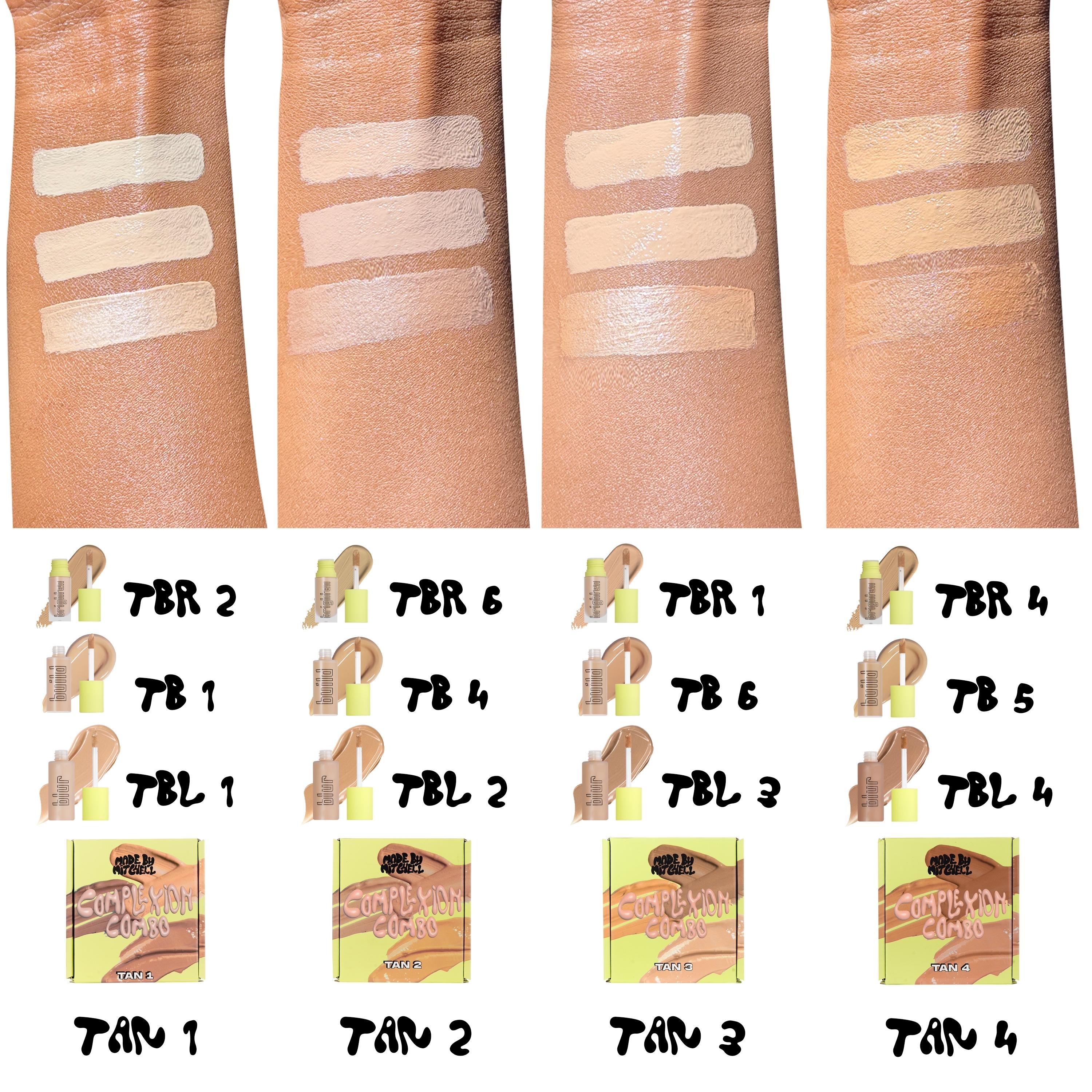 [Made by Mitchell] Complexion Combo’s | 3-in-1 Primer, Concealer & Foundation Set with Buildable Coverage for Smooth, Flawless Skin