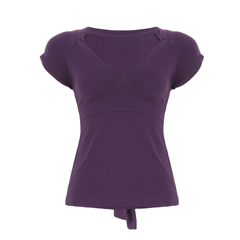 Women's Plain Tee, Casual Short-Sleeve T-Shirt, Ladies' Summer Clothes for Daily Wear