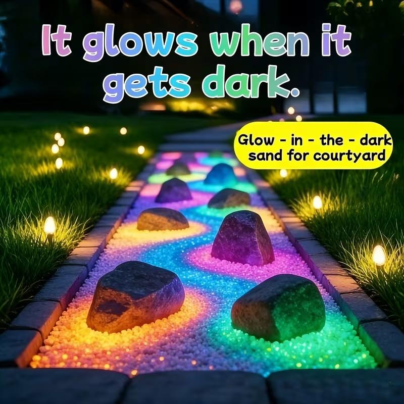 10000pcs Outdoor Glowing Stones for DIY Decor, Aquarium, Garden, Bonsai, Path, Fish Tank, Pot, Party, Micro Landscape, Durable Gardening Accessories