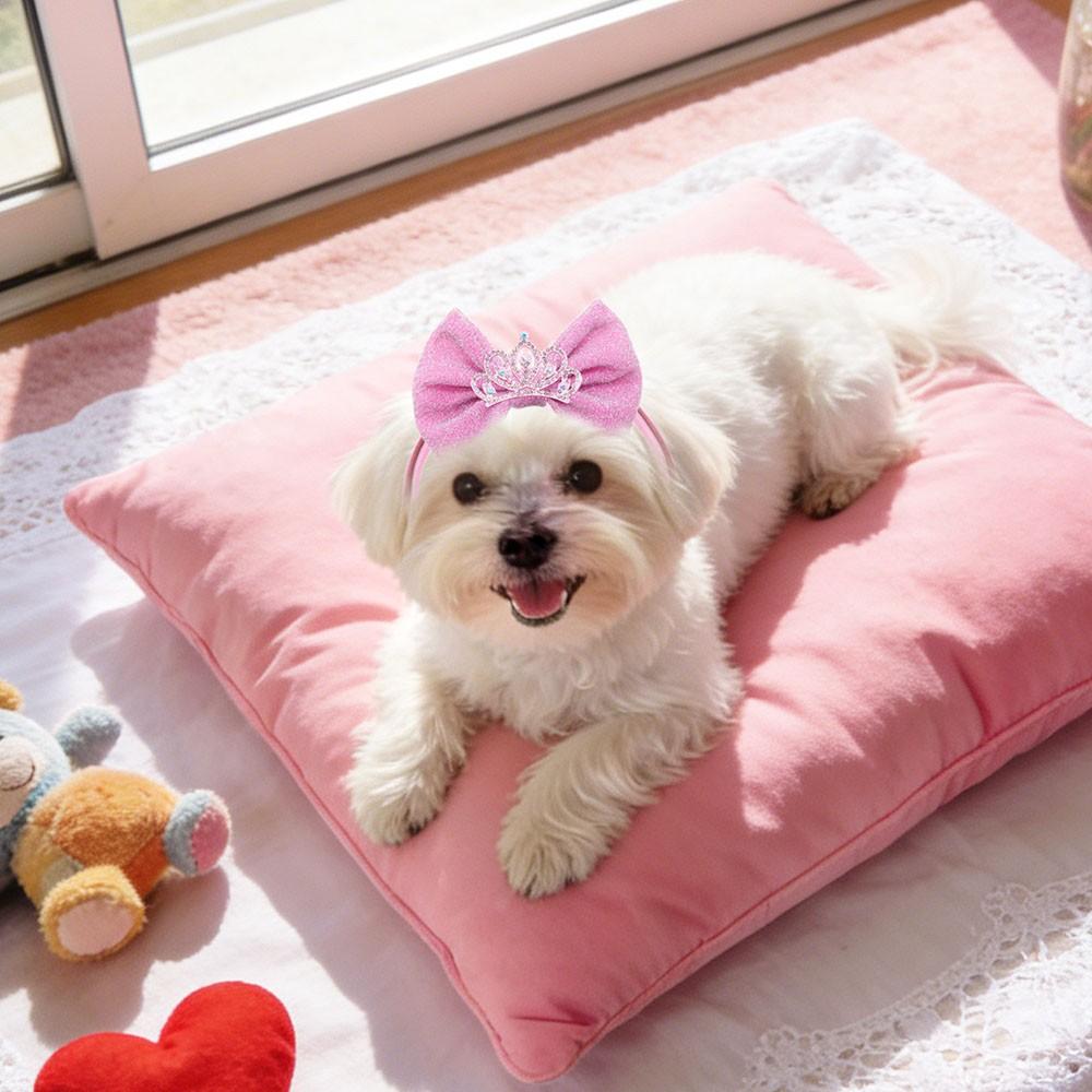 1pc Crown Cute Dog Adjustable Pet Headband, Suitable for Small Medium Pets, Perfect for Photography Daily Beauty, Adorable Design