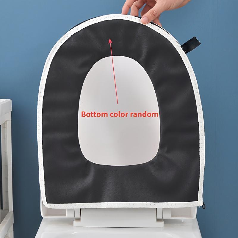 Thick Warm Winter Toilet Seat Cushion - Soft, Comfortable, Unisex, Lightweight Removable - Suitable for Home Bathrooms, Dorms - Holiday Gift Option