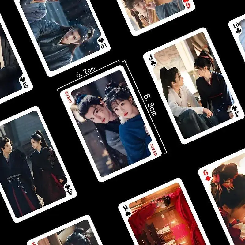 Zhang Linghe Tian Xiwei Poker Cards - Pursuit of Jade Xie Zheng Fan Changyu Collectible Playing Cards Chinese Drama Merch Gift