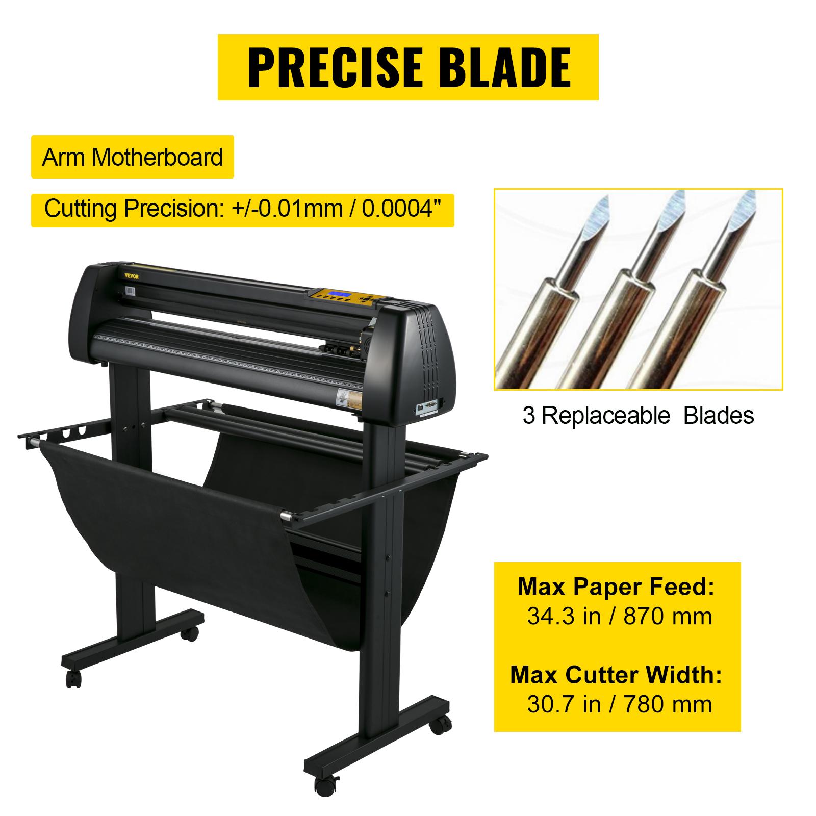 VEVOR Vinyl Cutter, 34Inch Bundle, Vinyl Cutter Machine, Manual Vinyl Printer, LCD Display Plotter Cutter Sign Cutting with Signmaster Software for Design and Cut, with Supplies, Tools VEVOR Vinyl Cutter, 34Inch Bundle, Vinyl Cutter Machine, Manual Vinyl Printer, LCD Display Plotter Cutter Sign Cutting with Signmaster Software for Design and Cut, with Supplies, Tools