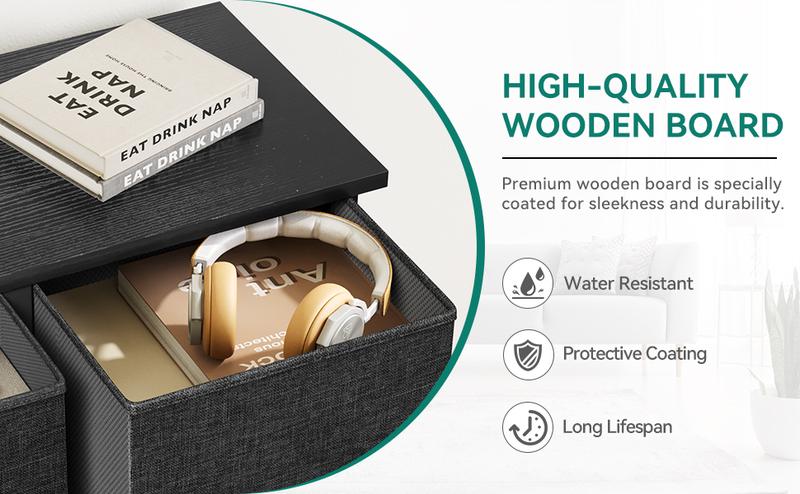 Yitahome Dresser for Bedroom with 5 Drawers, TV Stand Fabric Dresser, Chests of Drawers, Organizer Unit Storage Tower for Bedroom,Living Room,Closets,Wide Dresser,Girl,Storage Shelf