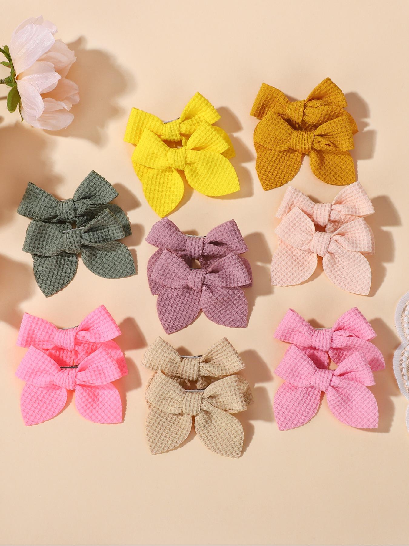 40 Piece Random Moonglow Color Tail Butterfly Hair Clips, Super Cute Clips, Girls' Fashion Classic Versatile Hair Accessories, Stylish and Durable, Hair Clip Set, Hair Decor