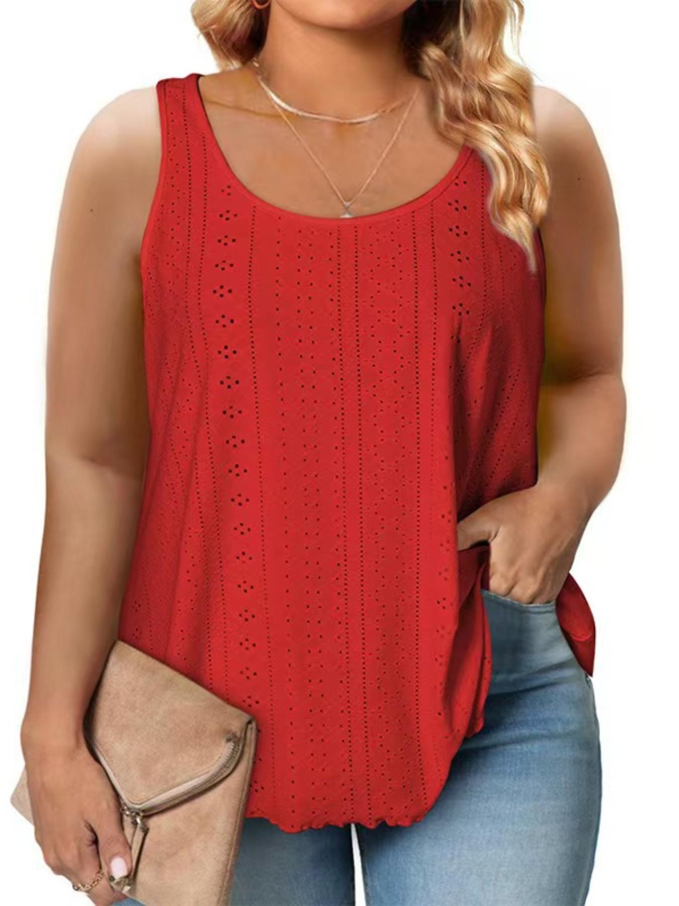 Spring Summer New Round Neck Loose Sleeveless Women's T-Shirt Top, Casual Fashion, Comfortable and Stylish, Perfect for Daily Wear