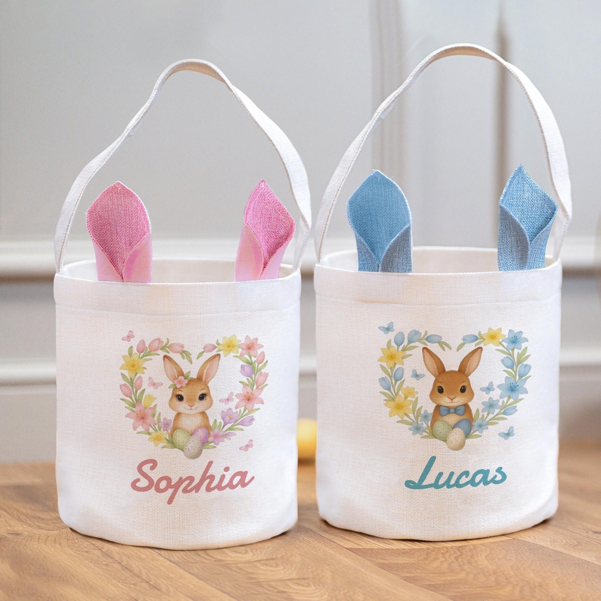 Personalized Easter Egg Gift Bag, Easter Party Favor Bags, Happy Easter Basket, Perfect Holiday Atmosphere, Model_xinghao