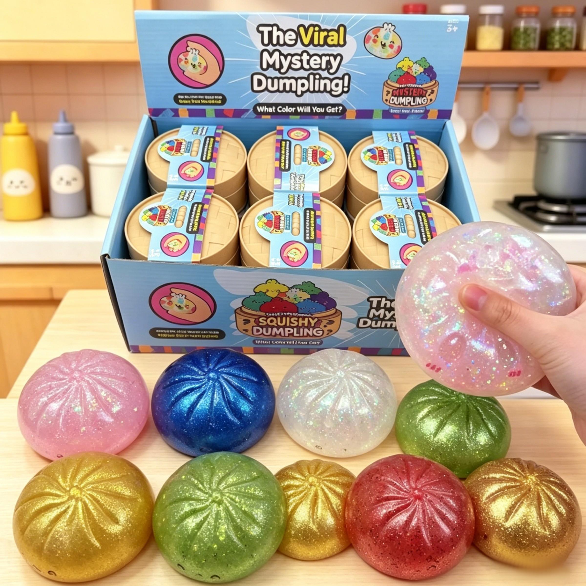 Realistic bun stress-relieving toy cute char siu bao stress-relieving toy set creative cartoon bun squeeze toy gift
