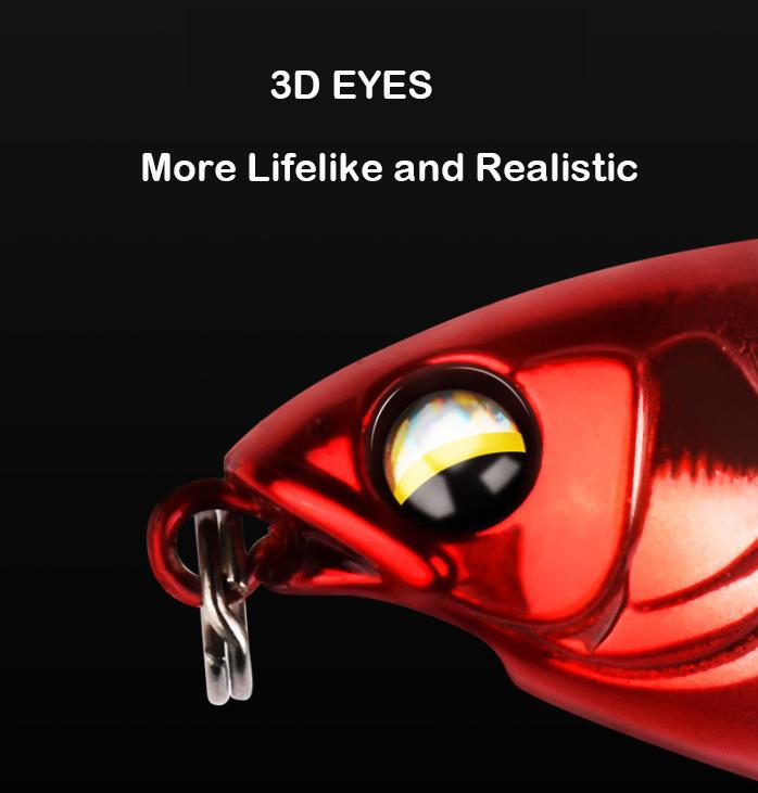 5PCS-Top Water Fishing Lures with BKK Hooks, Whopper Lure for Freshwater or Saltwater, Floating Lures for Bass Catfish Pike, Surface Wobble PoPobait Bass Baits Teasers Fishing Gifts for Men