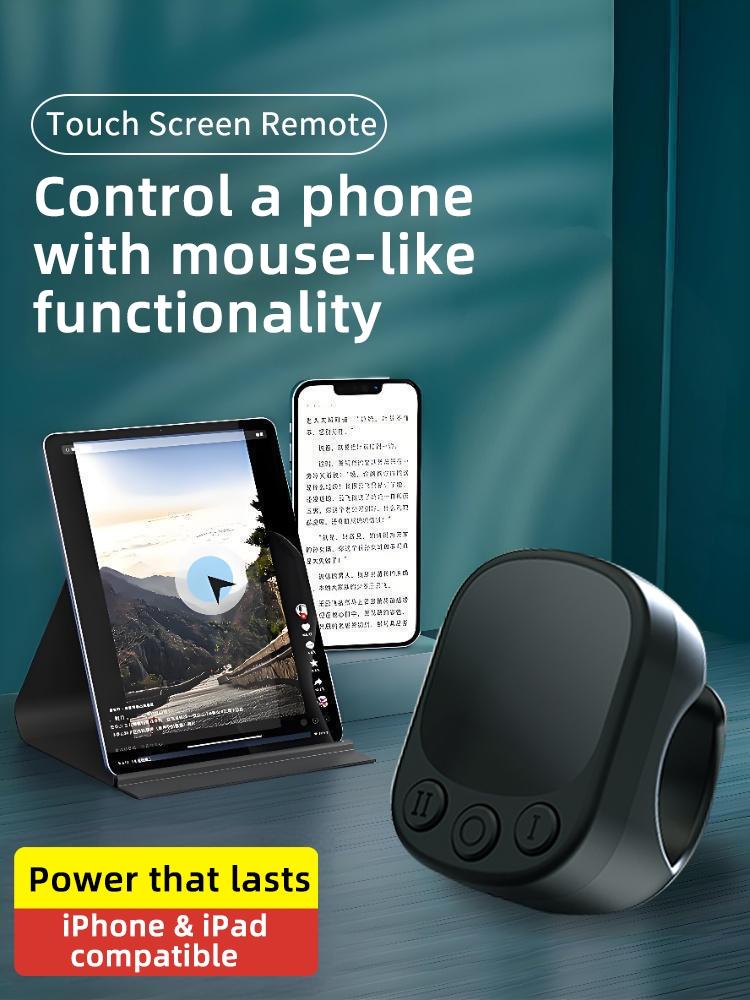 Tiktok Scrolling Universal Remote Control with Touchpad, Bluetooth-compatible Wireless Air Mouse for iPhone iPad Android Smartphone, 100mah Battery Included