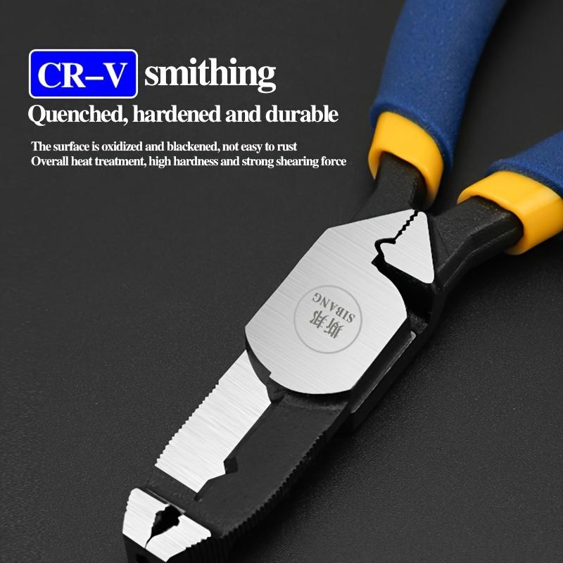 1PC Multi‑Functional Screw Pliers, Special Nail‑Removing Pliers for Rusted & Stripped Screws, Woodworking Pliers for Pulling Damaged, Rusted and Stripped Nails, Ideal for Home Decoration, Industrial Machinery Maintenance and Old Screw Removal