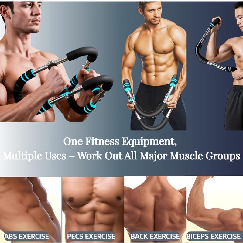 New multi-functional arm strength trainer, chest exercise equipment, arm trainer, for forearm triceps, large inner circle muscles, shoulder muscle training, arm strength 50KG/11016-55KG/1211b,