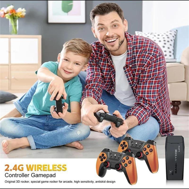 Wireless Retro Game Console 3D HD, Perfect Gift Idea, Vintage Style Gaming Machine, Ideal for Nostalgic Gamers, Home Entertainment