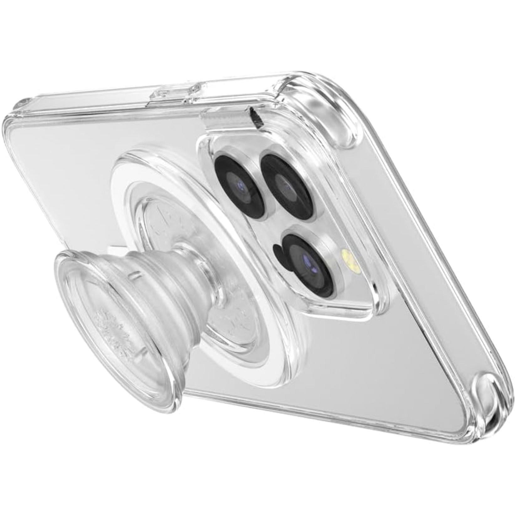 Phone Grip Compatible for MagSafe, Magnetic Phone Grip & Stand, Swappable Top, Secure Grip for iPhone MagSafe Cases, Kickstand for Hands-Free Viewing, Wireless Charging Compatible - Black Phone Grip Compatible for MagSafe, Magnetic Phone Grip & Stand, Swappable Top, Secure Grip for iPhone MagSafe Cases, Kickstand for Hands-Free Viewing, Wireless Charging Compatible - Black