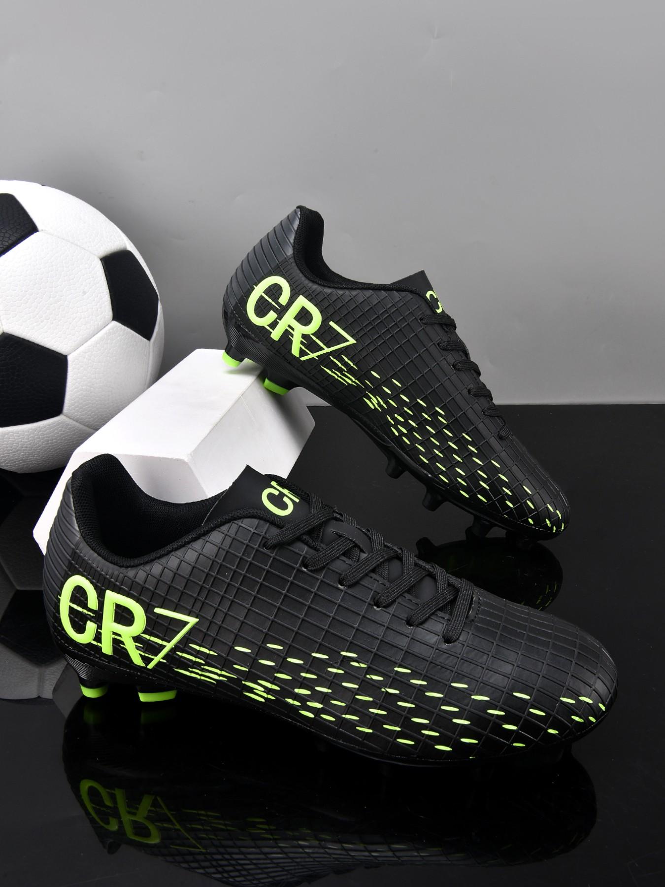 New Men Women Football Shoes World Cup Ag Long Nails Anti-Slip Training Outdoor Lawn Soccer Boots Low Top Short Nails Sports Shoes