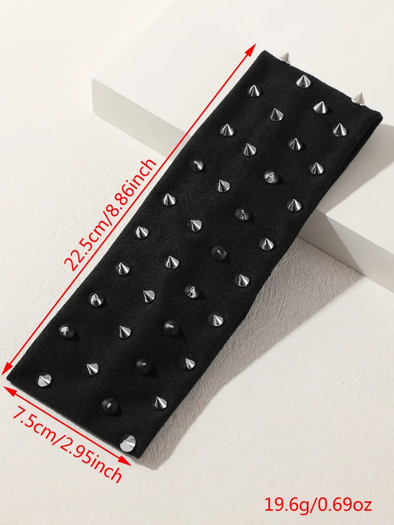5pcs Punk Style Rivet Star Headbands for Women, Fashion Headbands, Striped Elastic Hair Bands, Millennial Chic Polka Dot Button Sports Face Washing Headbands 5pcs Punk Style Rivet Star Headbands for Women, Fashion Headbands, Striped Elastic Hair Bands, Millennial Chic Polka Dot Button Sports Face Washing Headbands