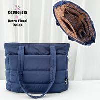 Navy Blue -Retro Floral