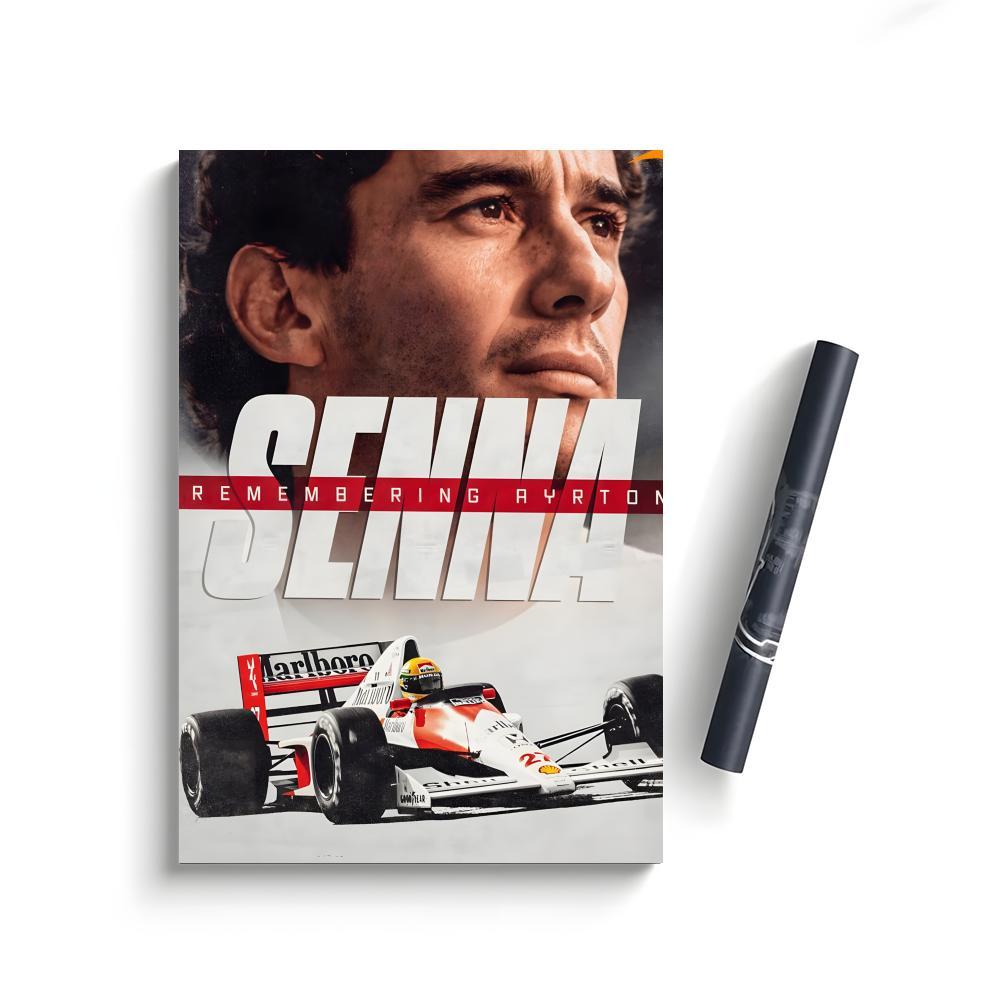 A-Ayrton S-Senna Classic Poster Bedroom Home Decor Art Poster Perfect Gift for Family and Friends