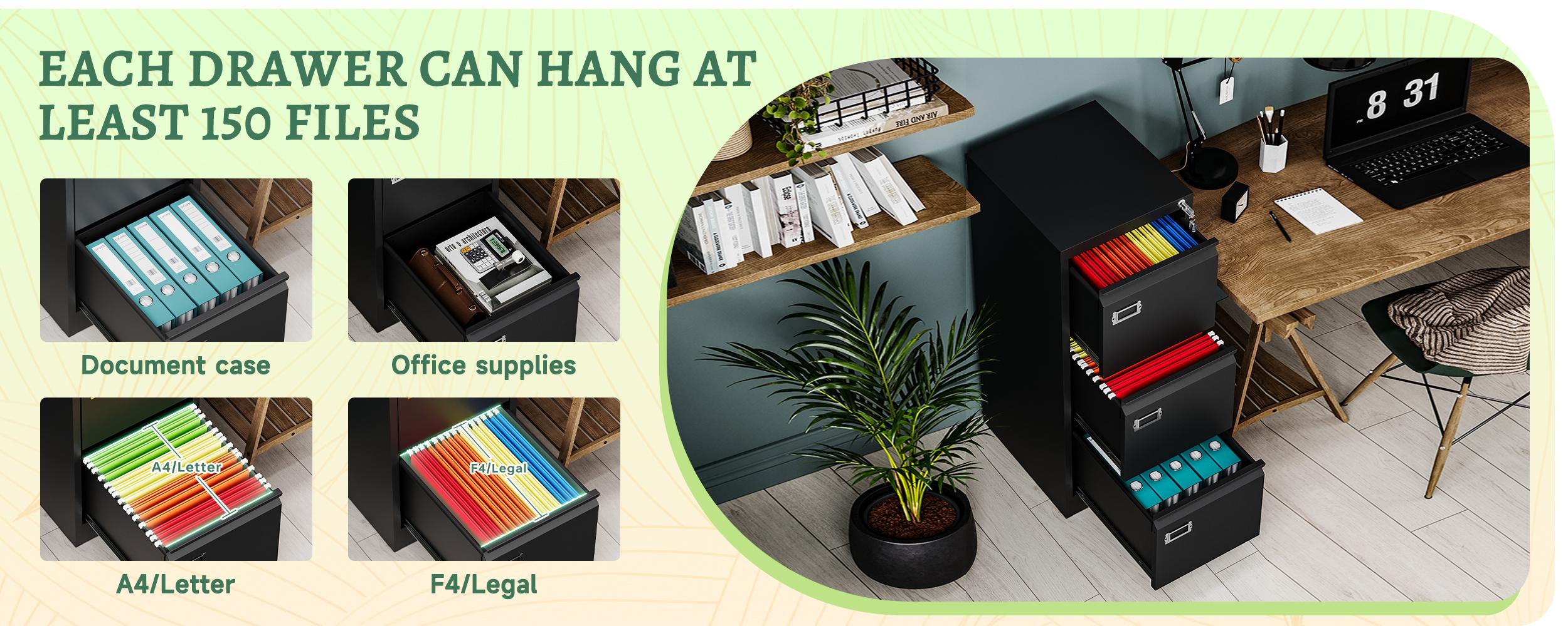 Letaya 4 Drawer File Cabinet,Metal Vertical Filing Cabinets with Lock,Storage A4/F4/Letter/Legal for Home Office-Assembly Required (4 Drawer) Letaya 4 Drawer File Cabinet,Metal Vertical Filing Cabinets with Lock,Storage A4/F4/Letter/Legal for Home Office-Assembly Required (4 Drawer)