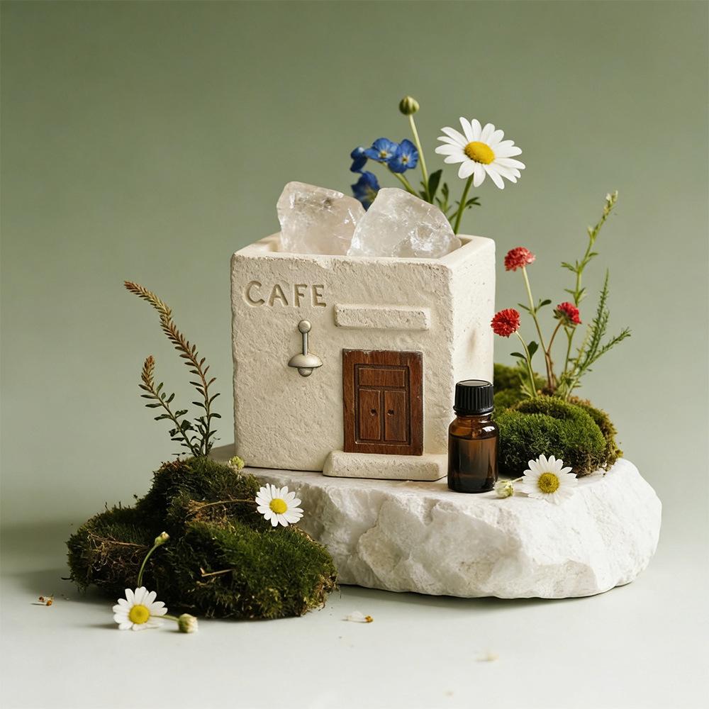 House modeling silicone mold multifunctional DIY handmade mold plaster flower pot pen holder candle cup creative desktop storage decoration food grade silicone high temperature resistant and easy to release handmade lovers must