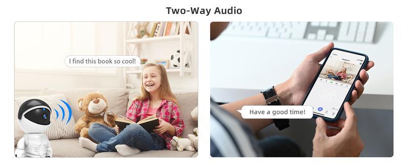 3MP Smart Head-Shaking Camera｜WiFi Dual-Band｜Human Detection + Infrared Night Vision｜Cloud Storage + Intercom｜IP64 Dustproof｜Must-have for Home Security