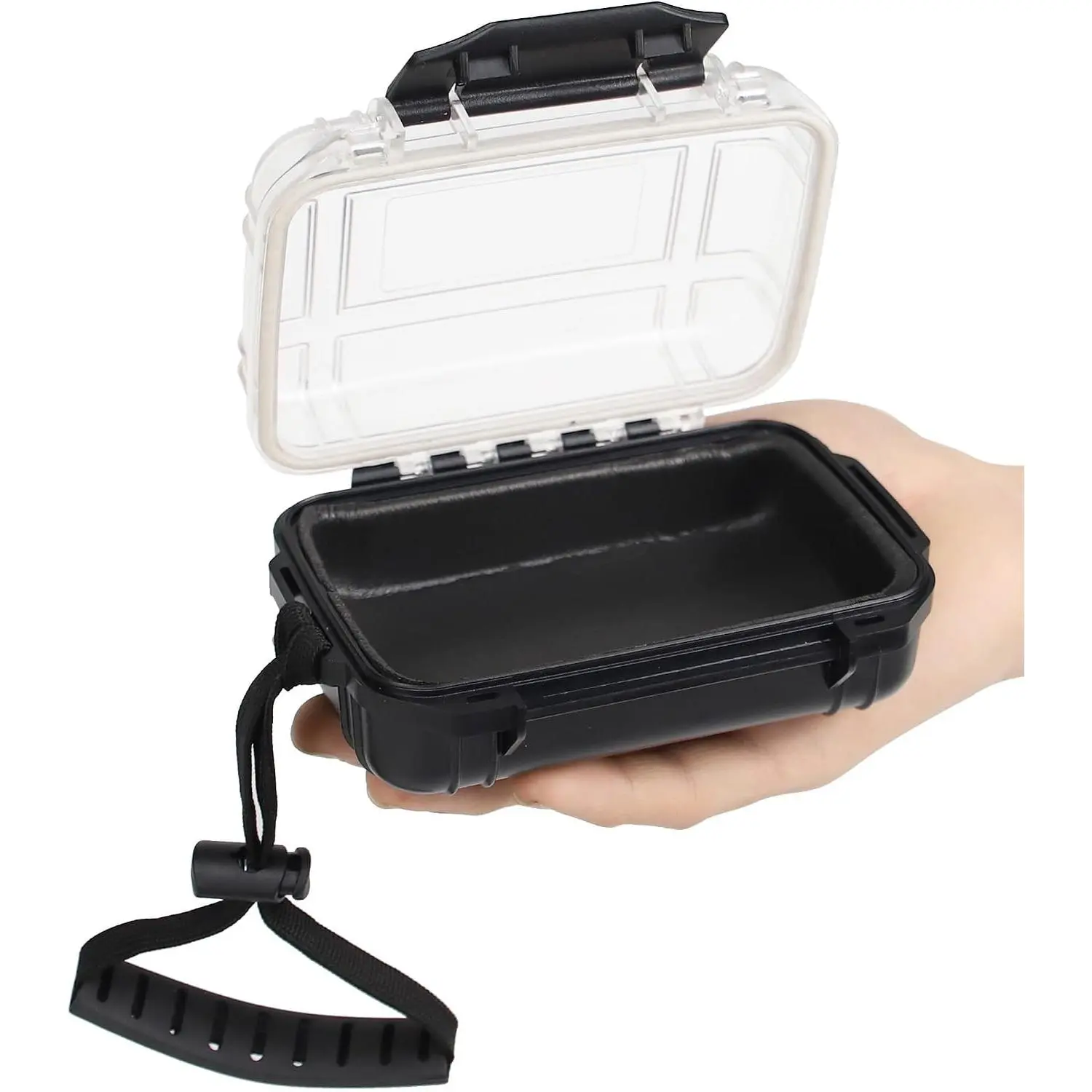Small Waterproof Box Small Waterproof Case Watertight Container Mini Dry Box Waterproof Case Watertight Key Pouch Holder for Snorkeling Kayaking Boating