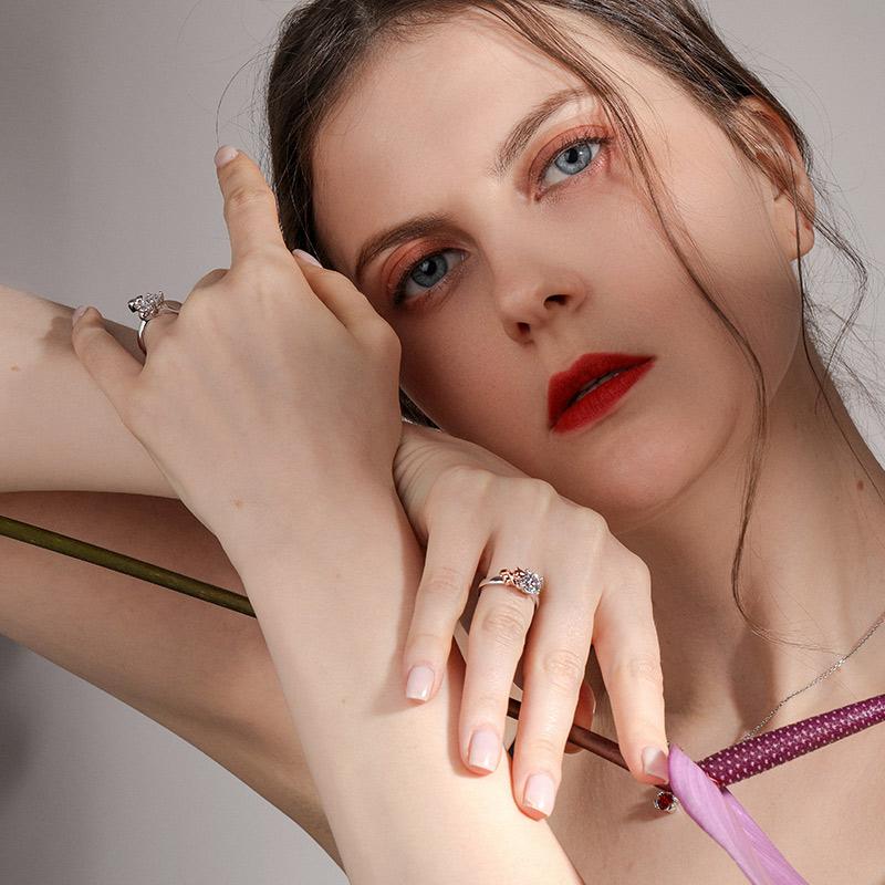 Jeulia Hug Me Series Cute Animals hug Diamond Round Cut Sterling Silver Rings Set for Wedding Birthday Engagement Chrsitmas Valentines Women Girls Gift white gold elegance Jeulia Hug Me Series Cute Animals hug Diamond Round Cut Sterling Silver Rings Set for Wedding Birthday Engagement Chrsitmas Valentines Women Girls Gift white gold elegance