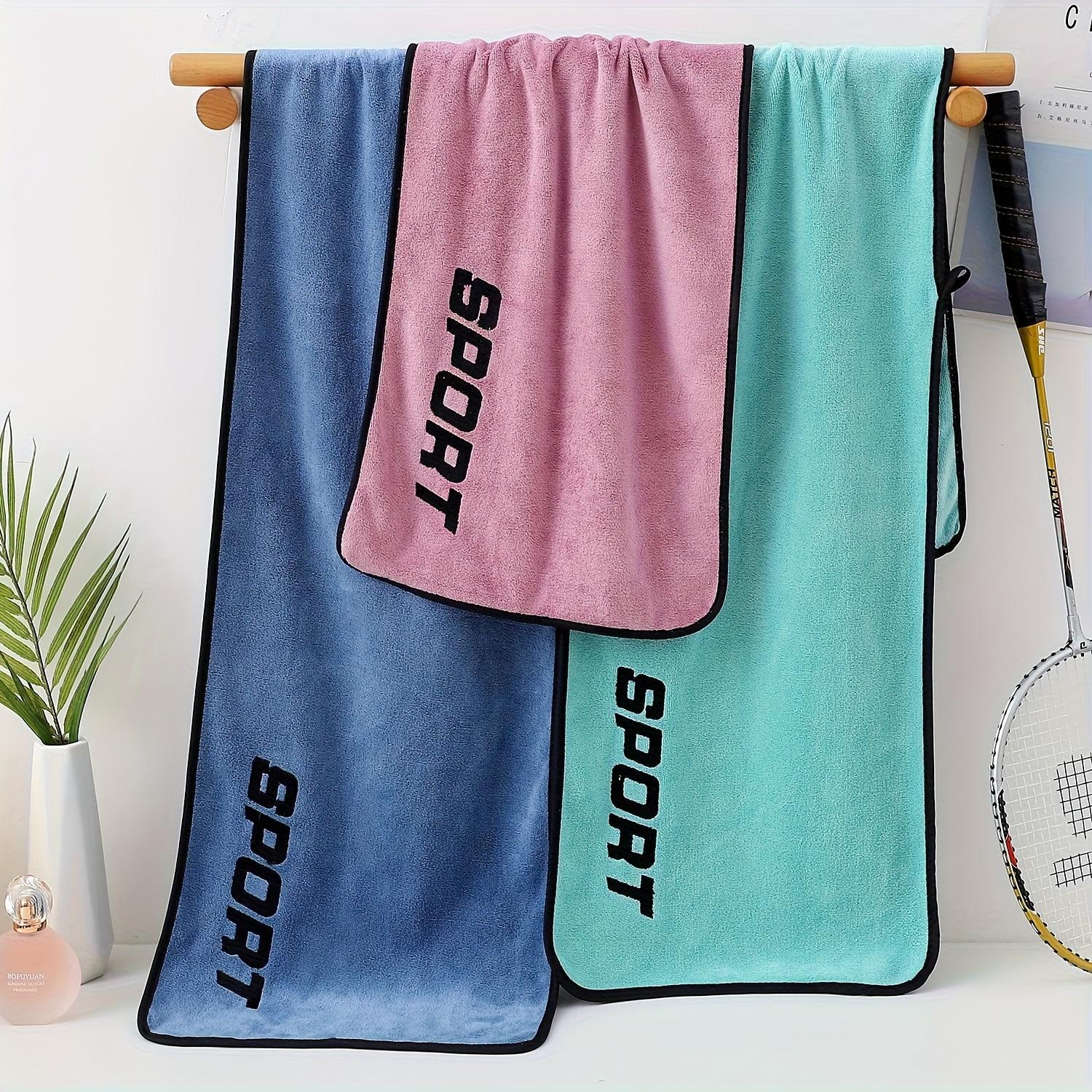 Ultra-Soft Microfiber Sports Towels, Quick-Dry Super Absorbent Modern Design, Perfect for Fitness Running Outdoor Yoga Gym Camping Tennis Travel, Stylish Fitness Towels