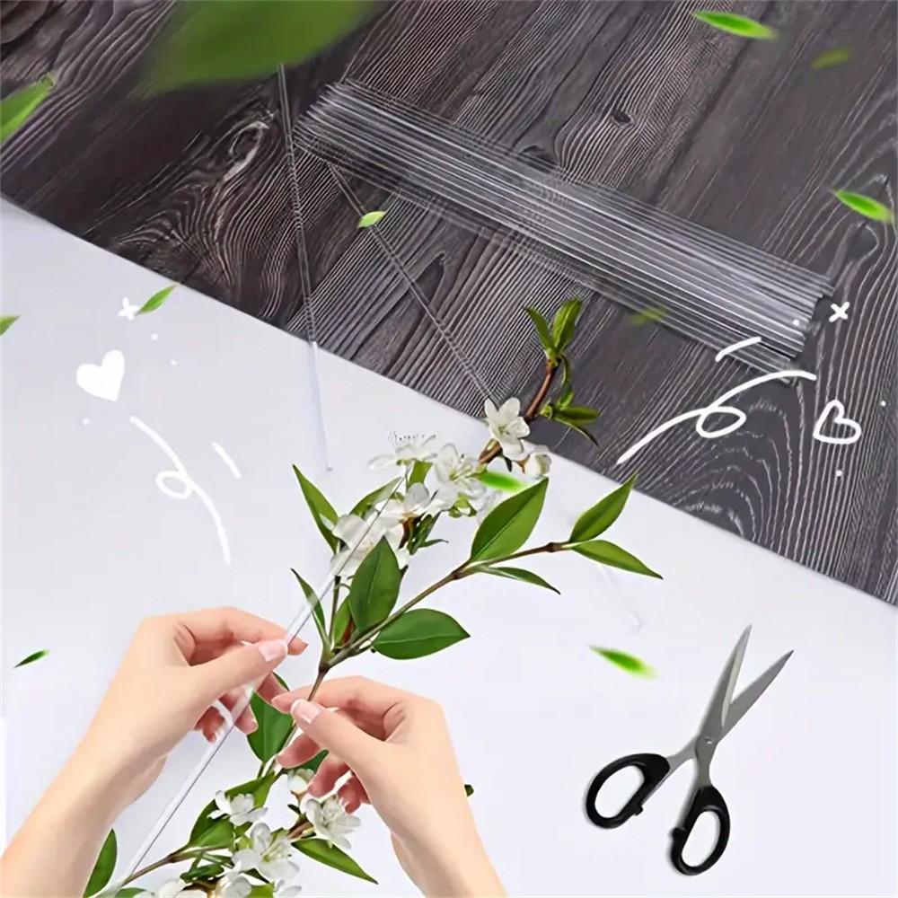 Transparent Acrylic Plant Stakes/garden Stakes for Orchids and Potted Plants, Supports Vine Growth, Durable Gardening Tool