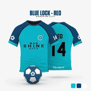 Blue Lock Manshine City Cartoon Anime Cosplay Men Jersey Summer Short Sleeve Children Tee Tops 2025 Fashion Women T-shirt