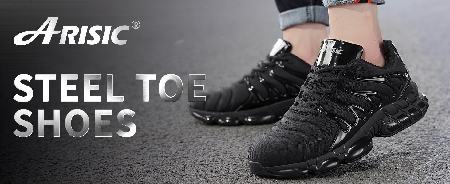 Steel Toe Shoes for Men Indestructible Work Shoes Lightweight Steel Toe Sneakers Women Safety Shoes Puncture Proof Composite Toe Shoes