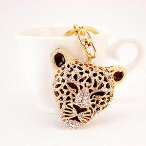 MAGIKON Gold Leopard Keychain – Rhinestone Cheetah Head Charm for Purse, Wallet, Bag, Keyring 2-Inch MAGIKON Gold Leopard Keychain – Rhinestone Cheetah Head Charm for Purse, Wallet, Bag, Keyring 2-Inch